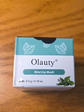 Olauty Mint Lip Mask - Mint Green & White